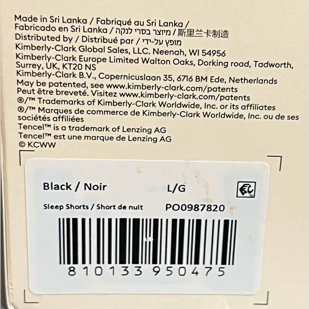 NIB NWT Thinx Leakproof Black Period Sleep Shorts Size Large - Picture 8 of 9